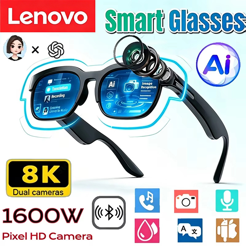 Kacamata Pintar AI Lenovo 2026 - Smart Glasses Lens ulasan dan harga